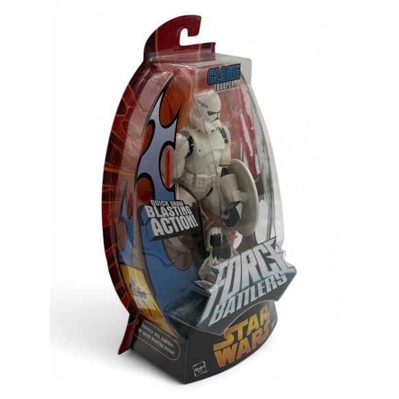 Star Wars Force Battlers Clone Trooper Action Figure Ages 4+ Blasting Action Col - Picture 5 of 6